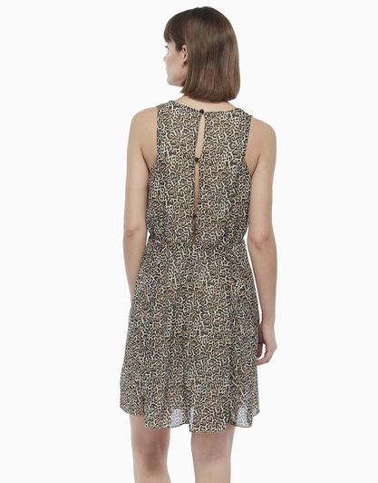 Abito, stampa animalier, in georgette stampato , , LOVABLE
