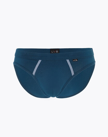 Slip Enriched Plain Cotton Modal in cotone e modal, ottanio, , LOVABLE