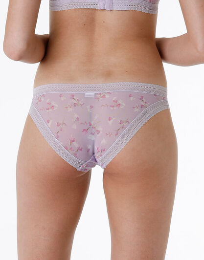 Slip in tulle e pizzo Blossom Tulle, lavanda, , LOVABLE