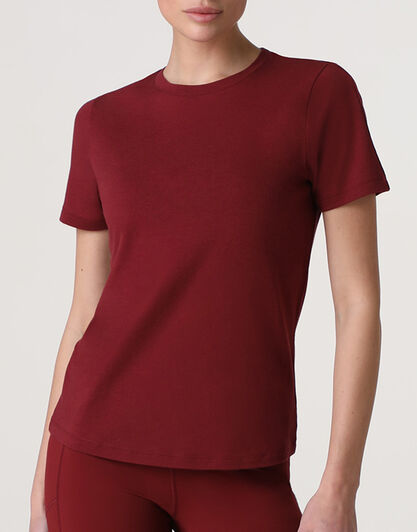T-Shirt Girocollo Active Comfort Termoregolante, bordeaux, , LOVABLE