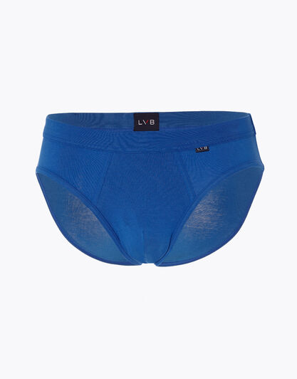 Slip uomo in cotone elasticizzato, blu royal, , LOVABLE