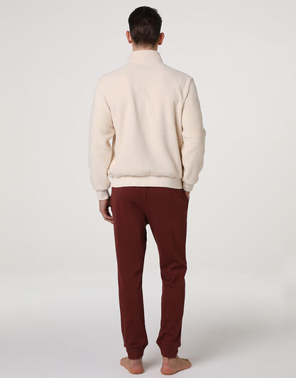 Homewear con Zip Pelliccetta e Interlock, avorio, , LOVABLE