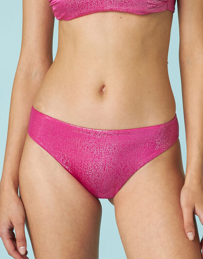 Costume brasiliano Glossy Micro in microfibra, magenta, , LOVABLE