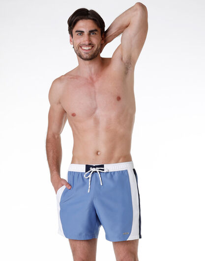Costume boxer in tessuto water resistant, blu indigo, , LOVABLE