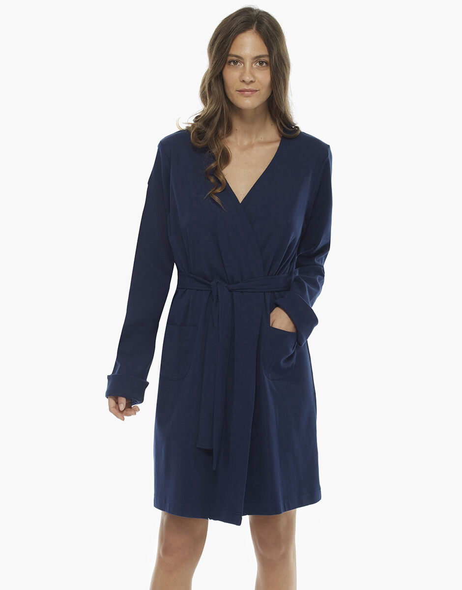 Vestaglia blu top