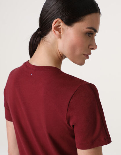 T-Shirt Girocollo Active Comfort Termoregolante, bordeaux, , LOVABLE