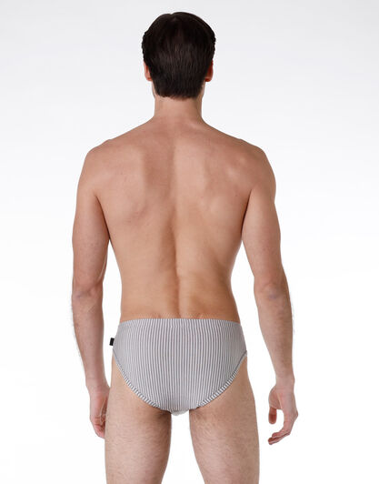 Slip uomo in modal, riga bordeaux, , LOVABLE