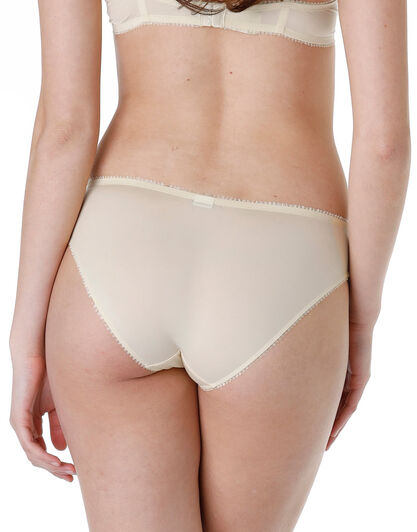 Slip Lovely Lace in pizzo e microfibra, vaniglia, , LOVABLE