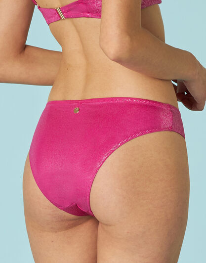 Costume slip midi Glossy Micro in microfibra, magenta, , LOVABLE