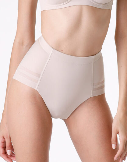 Guaina contenitiva Shaping New Fit in microfibra doppiata e tulle, skin, , LOVABLE
