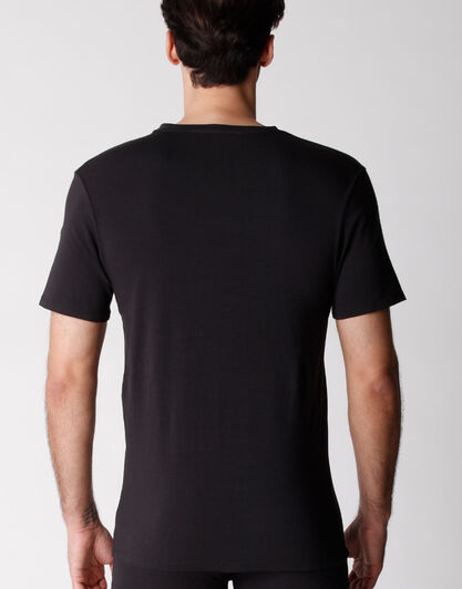 T-shirt girocollo uomo bipack in cotone biologico, nero, , LOVABLE