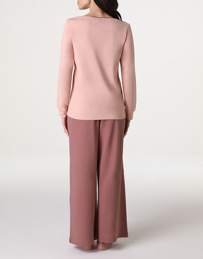Pigiama Scollo a Barchetta in Interlock, blush, , LOVABLE