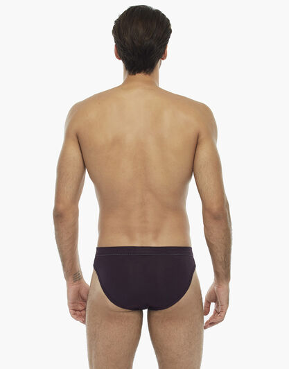 Slip bordeaux in cotone supima , , LOVABLE
