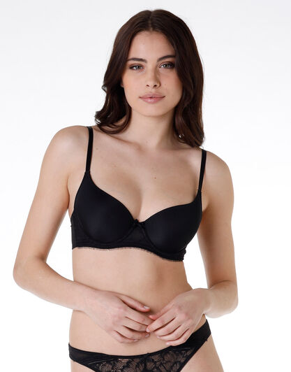 Reggiseno imbottito Contemporary Lace in pizzo riciclato, nero, , LOVABLE