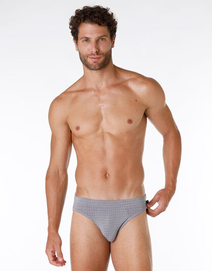 Slip uomo in Micromodal, grigio melange, , LOVABLE