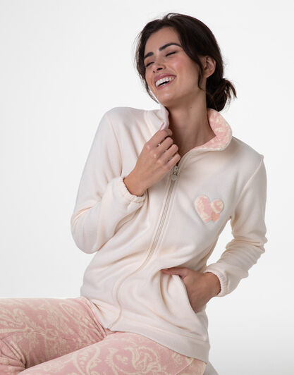 Homewear Aperto in Micropile, avorio, , LOVABLE