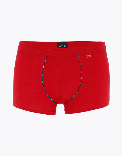 Boxer uomo in cotone elasticizzato, rosso, , LOVABLE