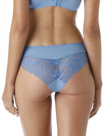 Slip Modern Elegance in pizzo elastico e microfibra, avio, , LOVABLE