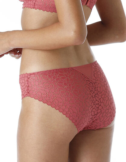 Slip vita alta Value Elegance in pizzo elastico, rosa blush, , LOVABLE