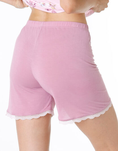Pantalone corto del pigiama donna in 100% cotone modal, malva, , LOVABLE