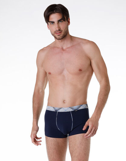 Boxer uomo in cotone elasticizzato, blu navy, , LOVABLE