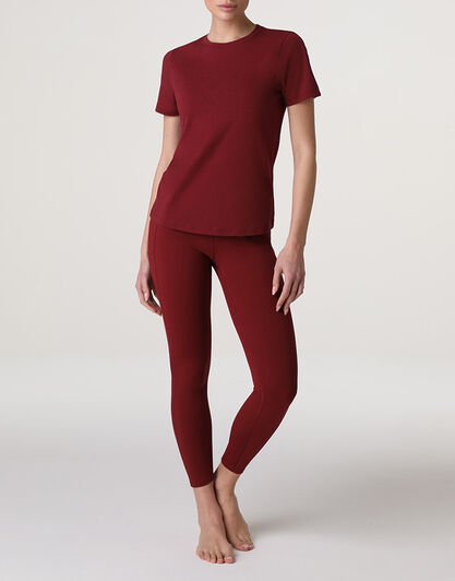 T-Shirt Girocollo Active Comfort Termoregolante, bordeaux, , LOVABLE