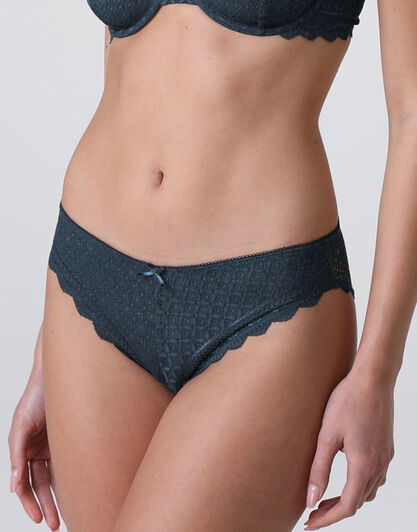 Slip Graphic Lace in pizzo, ottanio, , LOVABLE