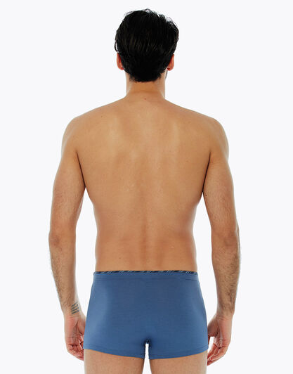 Boxer blu polvere in cotone modal, , LOVABLE