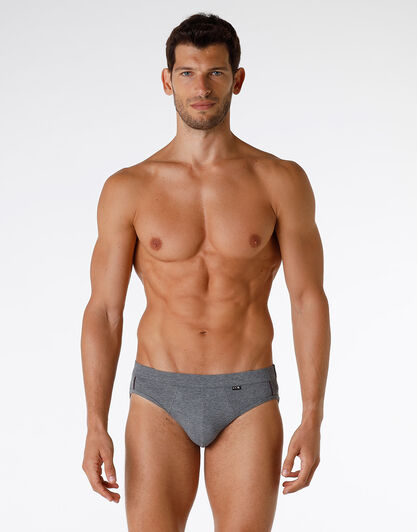 Slip in cotone Dynamic Cotton, grigio melange scuro, , LOVABLE