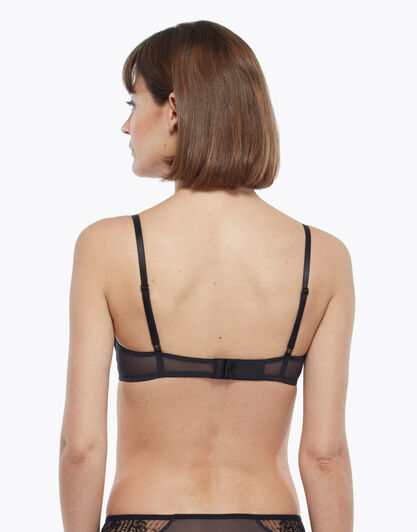 Reggiseno con ferretto in pizzo e tulle, nero, , LOVABLE
