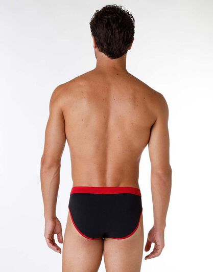 Slip uomo in cotone elasticizzato, stampa Christmas Spirits, , LOVABLE