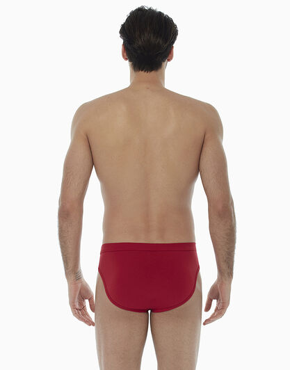 Slip rosso in cotone elasticizzato, , LOVABLE