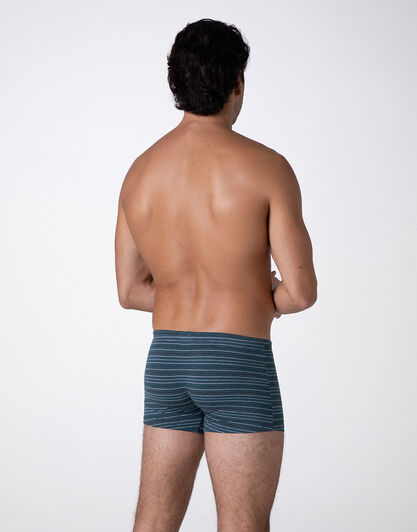 Boxer Rephined Cotton Modal, verde righe, , LOVABLE