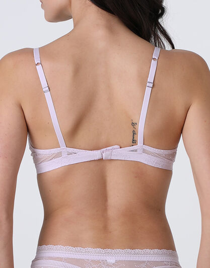 Reggiseno Triangolo Senza Ferretto Romance Lace in pizzo, lilla, , LOVABLE