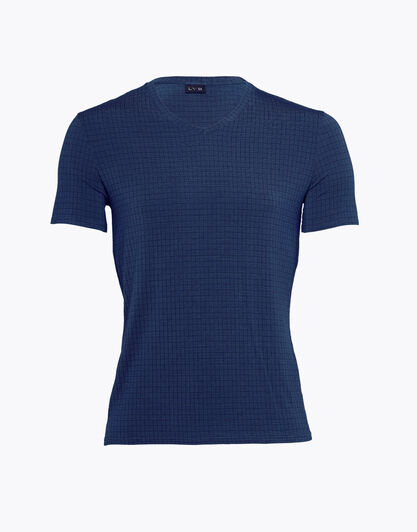 T-shirt uomo in Micromodal, blu navy, , LOVABLE