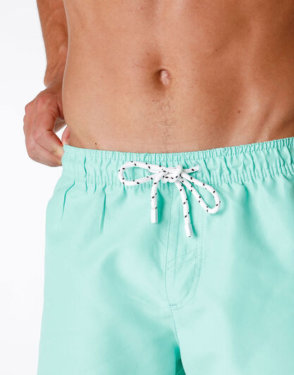 Costume boxer in tessuto mano pesca, verde menta, , LOVABLE
