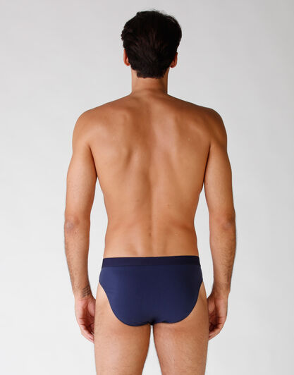 Bipack slip in cotone elasticizzato, blu, , LOVABLE