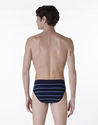 Slip Casual Stretch Cotton, blu rigato, , LOVABLE