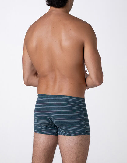 Boxer Rephined Cotton Modal, verde righe, , LOVABLE