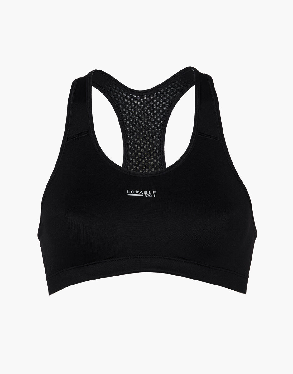 Brassiere active Lovable sport nera medio impatto