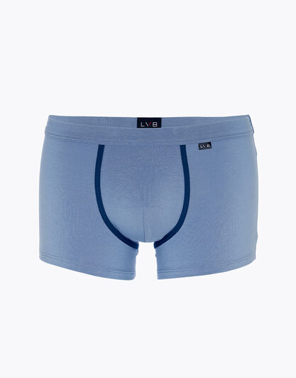 Boxer Enriched Plain Cotton Modal in cotone e modal, azzurro polvere, , LOVABLE