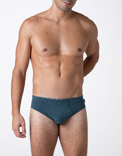 Slip Rephined Cotton Modal, verde melange, , LOVABLE