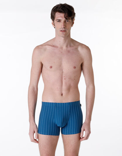 Boxer Elegant Jacquard Micromodal, blu ottanio rigato, , LOVABLE
