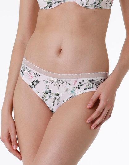 Slip My Daily Comfort in microfibra, stampa tropicale, , LOVABLE