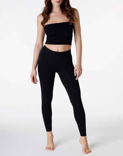 Leggings donna in cotone Relax&Go, nero, , LOVABLE
