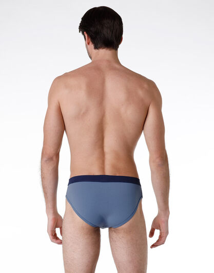 Slip Bipack uomo in cotone modal, denim blu, , LOVABLE