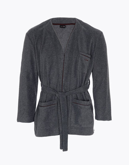 Giacca da camera, grigio melange scuro, , LOVABLE