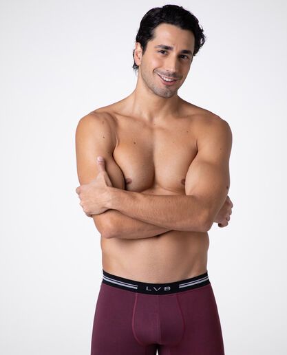 Boxer Comfort 360 Stretch Cotton, bordeaux, , LOVABLE