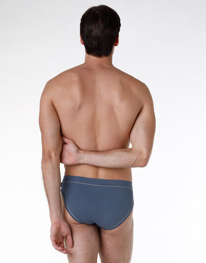 Slip uomo in cotone Supima, azzurro polvere, , LOVABLE