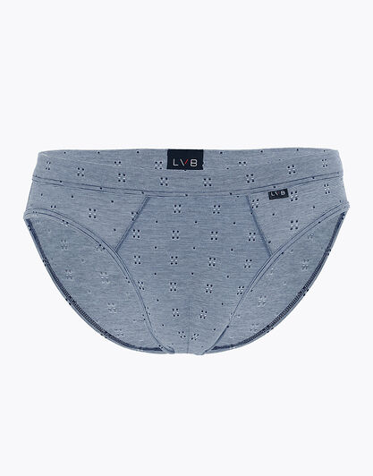 Slip Classic Cotton Modal, azzurro melange, , LOVABLE